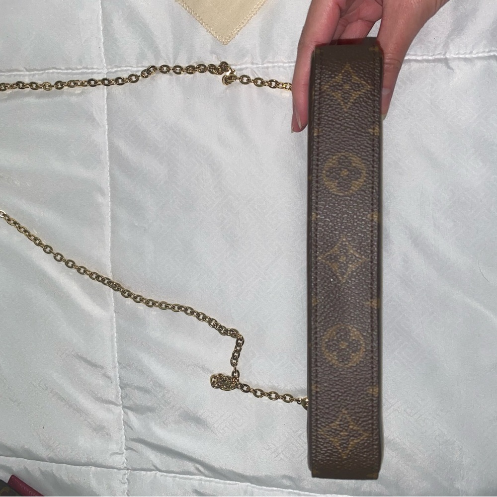 Louis Vuitton Monogram Brown Pochette Felicie Crossbody Bag - Picture 4 of 7